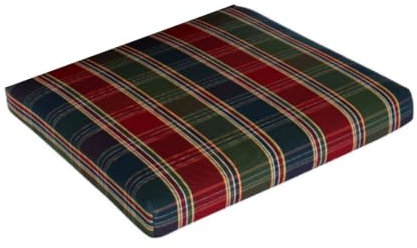 KETTtex EXKLUSIV® Comfort Auflage Hocker I Rot/Blau/Grün I Hocker Polster 48x48x7cm I KTH2 Comfort I Hockerauflage I weich & robust I atmungsaktive Hockerauflage I UV-beständiges Hockerkissen