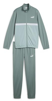 PUMA Jungen Poly Colorblock Suit B Gestrickte Anzüge, Green Moon, 128 EU