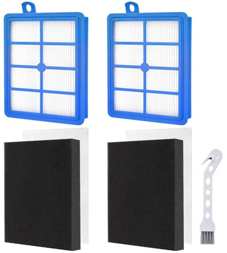 Filtro de repuesto para AEG AUSK11 Performance Kit LX7 LX8 Allergy Plus EF129 Filtro de polvo fino para AEG Electrolux Tornado Volta Aspiradora LX7-2-ÖKOX LX7-2-CR-A LX7-2-FFP LX8-2-ÖKO Accesorios