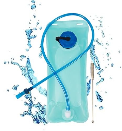 AYNKH 2L Poche Hydratation, Sac d'eau étanche sans bisphénol A, réservoir avec Tube d'isolation pour la Course en Plein air, Le vélo, la randonnée Camping