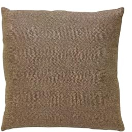 andiamo Kissen Jenny - Sofakissen mit Füllung Bezug - Zierkissen Dekokissen Kopfkissen 40 x 40 cm Taupe