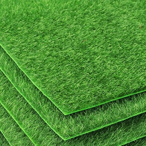 DIY Simulation Moos Rasen Fake Grün Gras Matte Teppich für Heimdekoration (50 x 50 cm)