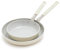 GreenPan x Bobby Flay 2 Piece- 8” and 10” Nonstick Frying Pan Skillet Set, PFAS-Free Diamond Ceramic, Induction Suitable, Stay-Cool Silicone Handle, Easy Clean Dishwasher & Oven Safe, Cream