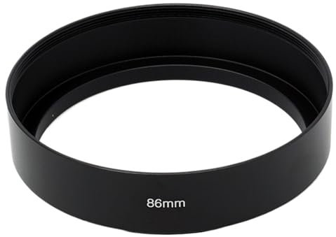 KE88FENG 86 mm x 1 95 mm x 1 105 mm x 1 Gegenlichtblende aus Metall mit Gewinde, for Standardobjektiv(86mm)