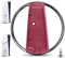 PS5 Supporto PS5 Slim Vertical Stand Slim Accessori Videogiochi Supporto Verticale PS5 Supporto per Playstation 5, PS5 Slim Modelli Regolari, Digital Edition CD-ROM (Rosso)