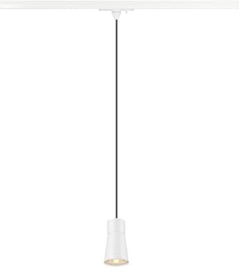 SLV PURI 2.0 Cone, 1~ Pendelleuchte, GU10, Pendellänge 200 cm, 1x max. 6 W, weiß