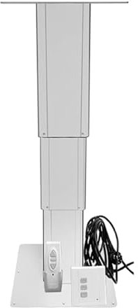 Socle de Table Télescopique Robuste pour Camping-car, Pieds de Table Pliants Électriques en Alliage D'aluminium avec Télécommande pour Régler La Hauteur, Fonction Anti-pincement 12 V-24 V(36-82cm/14-3