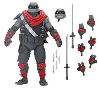 NECA TMNT, The Last Ronin, Lost Years Nightwatcher Leonardo Actionfigur mit Zubehör