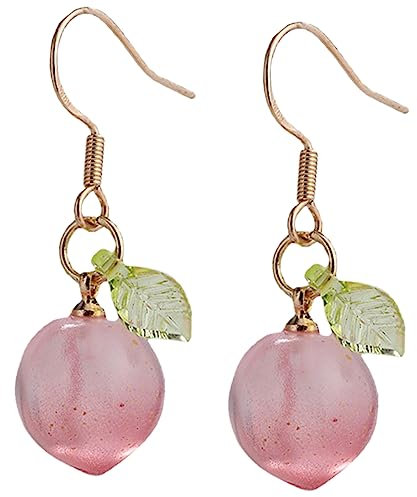 Homoyoyo Orecchini Gancio Per Orecchini Pesca Pendenti Goccia Per Orecchie Frutta