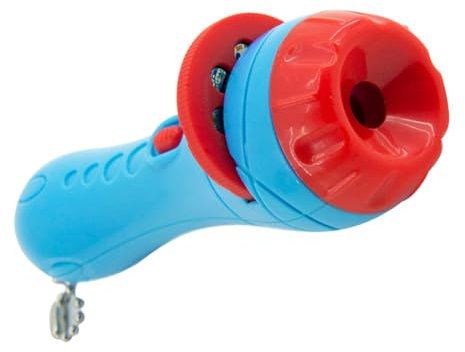 Slide Projector for Kids - Educational Mini Flashlight with Story Slides, STEM Learning Toy Equipment | Preschool Slide Show Light for Entertainment