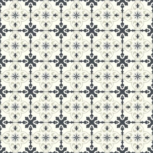 Vinyl Flooring Regal Tile Effect Easy DIY Elegant Vinyl Flooring Roll | Non-Slip Easy Clean Waterproof Lino Vinyl Floor | Kitchen Bathroom Hallway Flooring (Regal Tile, 2m x 6m)