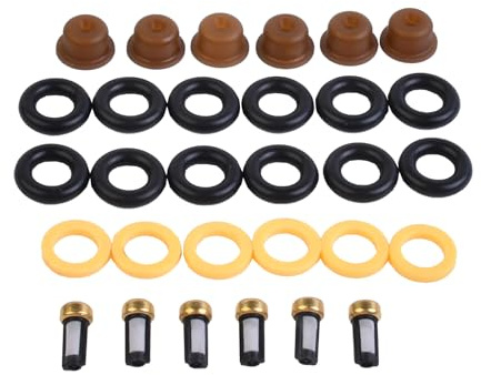 035906149A Reparatursatz Einspritzdüse Dichtsatz Einspritzventil Dichtungssatz Injektor Filtereinsatz Ersatz für Golf III 1H1 1H5, Passat B3/B4 (3A2, 35i) Sha-ran (7M8, 7M9, 7M6) 0280150953 021906031A
