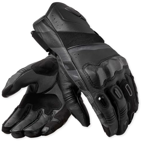 Revit RSR 5 Motorrad Handschuhe, schwarz, M