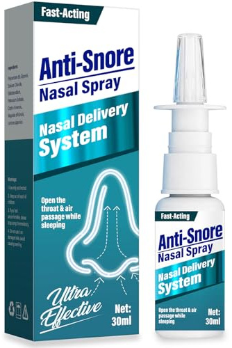 Anti Schnarch Spray - Reduzierung von Schnarchen, 1 Fl. oz | Atmung Verbessern, Befeuchtung der Atemwege und zur Unterstützung einer ruhigen Nachtruhe