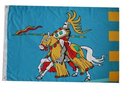 Flagge Fahne Ritter blau 95x135cm