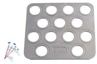 Omp OMPOA/1866 Co-Pilot Fußstütze in Aluminium Sandblasted