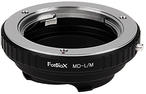 Fotodiox Lens Mount Adapter, Minolta MD/MC/SR Rokkor Lens to Leica M-Series Camera, fits Leica M-Monochrome, M8.2, M9, M9-P, M10 and Ricoh GXR Mount A12
