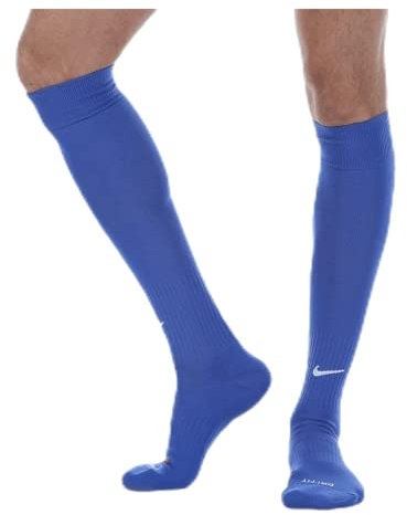 NIKE Knee High Classic Football Dri Fit Calcetines, Unisex Adulto, Azul/Blanco (Varsity Royal/White), L (42-46)
