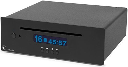 Pro-Ject CD Box DS, High End Audio CD Player mit 24bit/192kHz Burr Brown DAC (Schwarz)