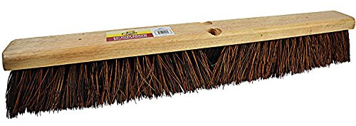 Janico Bristles Outdoor Surface Push Broom with Palmyra Bristles (24 x 4 x 6)