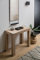 icreo Table Console Extensible modèle Atena en chêne à nœuds Naturel, Finition Bois véritable, 46/306 x 90 H 75 cm en Panneaux de mélaminé de Haute qualité avec 5 rallonges de 52 cm,