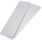 Lot de 2 poussoirs de porte en aluminium satiné 30,5 cm