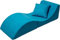 Velinda Klappsofa bequem, entspannend, 3 in 1, Hocker, Tisch blau