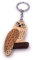 H-Customs Eule Ast Vogel Tier niedlich Echt Holz Edel Handmade Schlüsselanhänger Anhänger