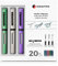 Sheaffer Kalligraphie Füller Set Maxi (Federstärke M, B und F, inkl. Patronen) mintgrün, weiß und lavendel, 1 Stück (1er Pack)