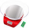 Etekcity Cuenco de cocina de 0.1 g, regalo para hornear, cocinar, preparación de comidas, dieta, ceto y pérdida de peso, 11 libras, acero inoxidable rojo