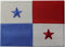 Panama Flag Embroidered Patch Panamanian Iron On Sew On National Emblem