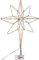 WeRChristmas 3D Silver North Star Christmas Tree Topper, 37 cm
