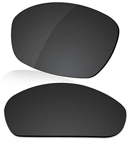 LenzReborn Verres polarisés de rechange pour lunettes de soleil Oakley Straight Jacket 2007, Noir foncé – polarisé, Taille unique