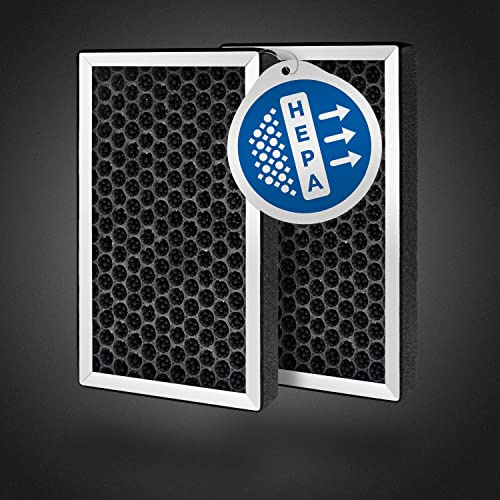 TAPTES HEPA Air Filter for Tesla Model 3 Model Y 2016-2025, Cabin Air Filter Replacement 2 Pack with Activated Carbon,For Model 3 Model Y Accessories
