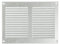 Steinberg14 Griglia di Ventilazione Rettangolare 200x150 mm - Griglie di Aerazione in Metallo Zincato - Serranda di Scarico dell'aria con Zanzariera - Copri Bocchetta Interna a Parete e a Soffitto
