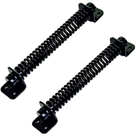 SUL Gate Spring, Adjustable Garden Gate Spring, Gate Closer for Wooden gate, Gate Latch, Garden Gate Lock, Gate Spring Closer with Fittings Wooden Gate – 200mm (Gate Spring 200mm 2pk)