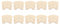 Geigensteg 4/4 Ahornblatt Violine Brücke 10 Pack Violine Teile Violine Code
