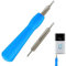 Doorbell Screwdriver Replacement, Double-Ended Screwdriver Tool for Doorbell Battery Replacement,Blue