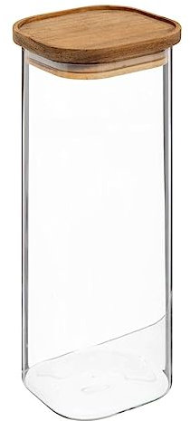 5five - bocal verre couvercle acacia 2l hermet