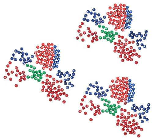 Toyvian 9packungen Lotteriebälle Für Verlosungen Partyspiel-zubehör Nummerierte Kunststoffbälle Bingo Und Aktivitäten