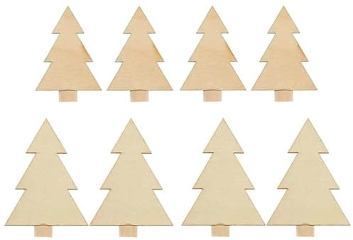 Holzfiguren für Adventskranz, Tanne natur,