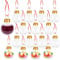 50ml Clear Round Christmas Decoration Ball Water Bottle Booze Filled Christmas Tree Ornaments Water Bottle Party Decor