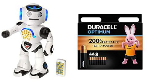 + Batterie Duracell Optimum AA(pacco da 8)- Alcaline da1.5V -Fino al 200%di extra durata o extra potenza -Soddisfano i requisiti dei dispositivi moderni -pacco100% riciclabile,0% di plastica -LR6 MX1