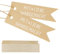 COLOFALLA 50pcs Geschenkanhänger Danke Kraftpapier Tags mit 10m Hanfseil Karton Geschenkanhänger Papier Anhänger Label mit Schnur Mit Liebe Handgemacht Vielen Dank Liebe Deko Geburtstag (Liebe)