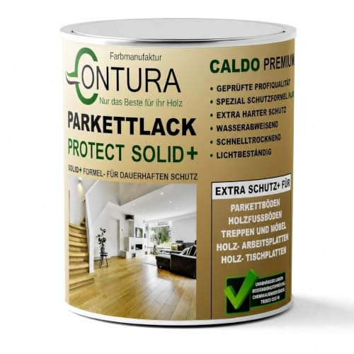 Contura Premium Protect Seidenmatt Parkettlack Treppenlack Dielenlack Fußbodenlack (750ml)