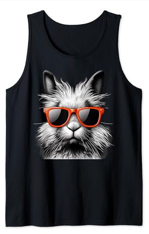 Cooles Osterhase trägt Sonnenbrille Grafikkunst Tank Top