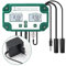 Mulcort Probador de calidad del agua 6 en 1 WiFi Multiparámetro Monitor de calidad del agua PH digital/Sólidos disueltos totales/EC/S.G/Sal/Medidor de temperatura para Acuario Acuicultura