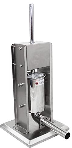Sausage Stuffer Kit Filler Maker 5L 304 Stainless Steel Heavy Duty Commercial Meat Machine Vertical Manual 2 Speeds