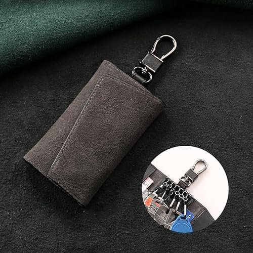 ZELLYA Sac Porte-clés de Voiture, pour Audi SQ5 Sportback 2018–2023 Porte-clés de Clé de Voiture, Sac de Porte-clés, Accessoires Décoratifs,A