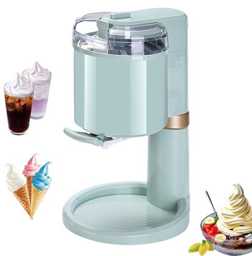 VoOqo Soft Serve Ice Cream Maker and Dessert Maker, 20w Household Ice Cream Machine, Ice Cream Maker Dispenser 1000ml, Quickly made in 10 minutes,Healthy, Simple One Push Operation